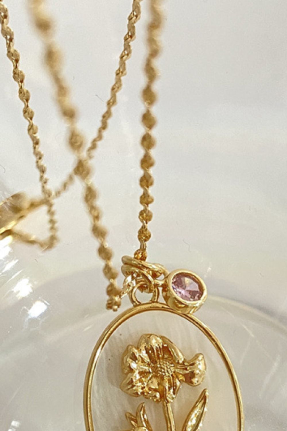 Wildflower Shell Pendant Necklace - Cheeky Chic Boutique