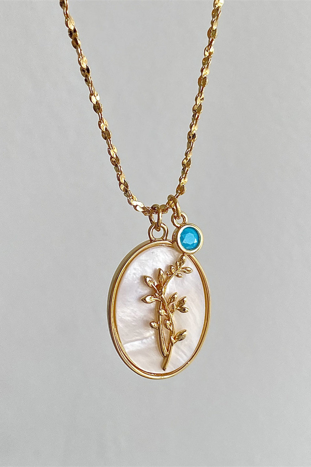 Wildflower Shell Pendant Necklace - Cheeky Chic Boutique