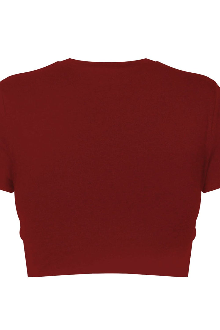 Just a Crush Crisscross Tee - Cheeky Chic Boutique