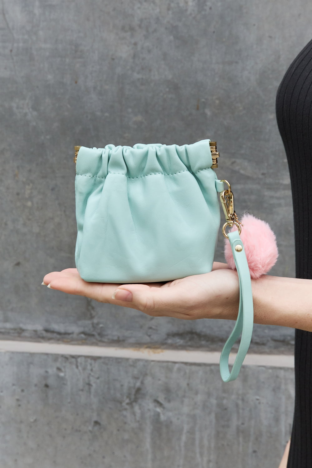 Nicole Lee USA Faux Leather Pouch - Cheeky Chic Boutique