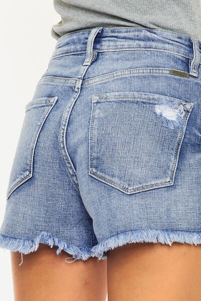 Loverboy Kancan Distressed Denim Shorts - Cheeky Chic Boutique