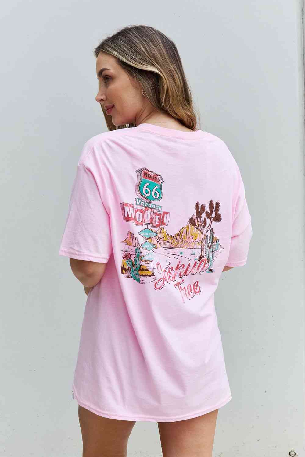 Sweet Claire "Wish You Were Here" Oversized Graphic T-Shirt - Cheeky Chic Boutique