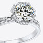 925 Sterling Silver 1 Carat Moissanite Ring - Cheeky Chic Boutique