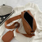 PU Leather Shoulder Bag with Small Purse - Cheeky Chic Boutique