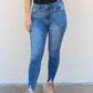 Kancan Lindsay Full Size Raw Hem High Rise Skinny Jeans - Cheeky Chic Boutique