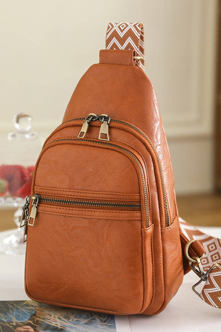 It's Your Time PU Leather Sling Bag - Cheeky Chic Boutique
