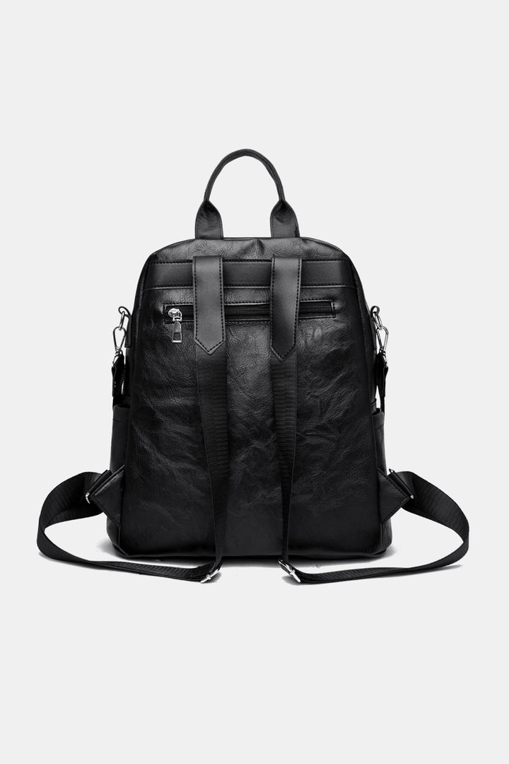 PU Leather Convertible Backpack - Cheeky Chic Boutique