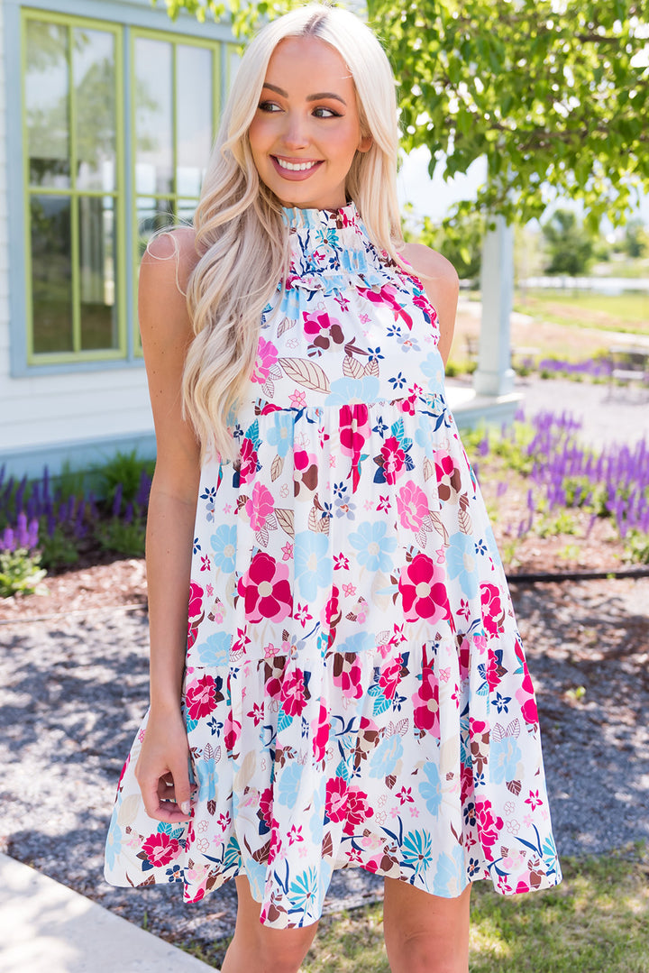 Sunday Dreams Floral Mini Dress - Cheeky Chic Boutique