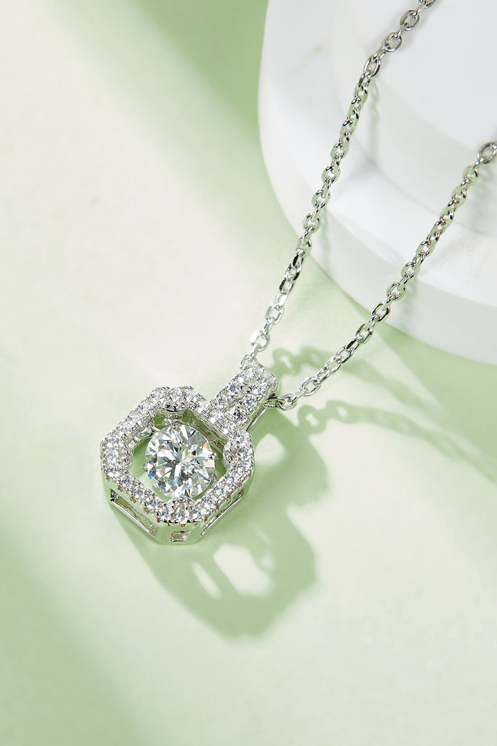 Renee Moissanite 925 Sterling Silver Necklace - Cheeky Chic Boutique