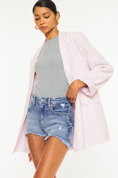 Loverboy Kancan Distressed Denim Shorts - Cheeky Chic Boutique