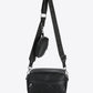 PU Leather Shoulder Bag with Small Purse - Cheeky Chic Boutique