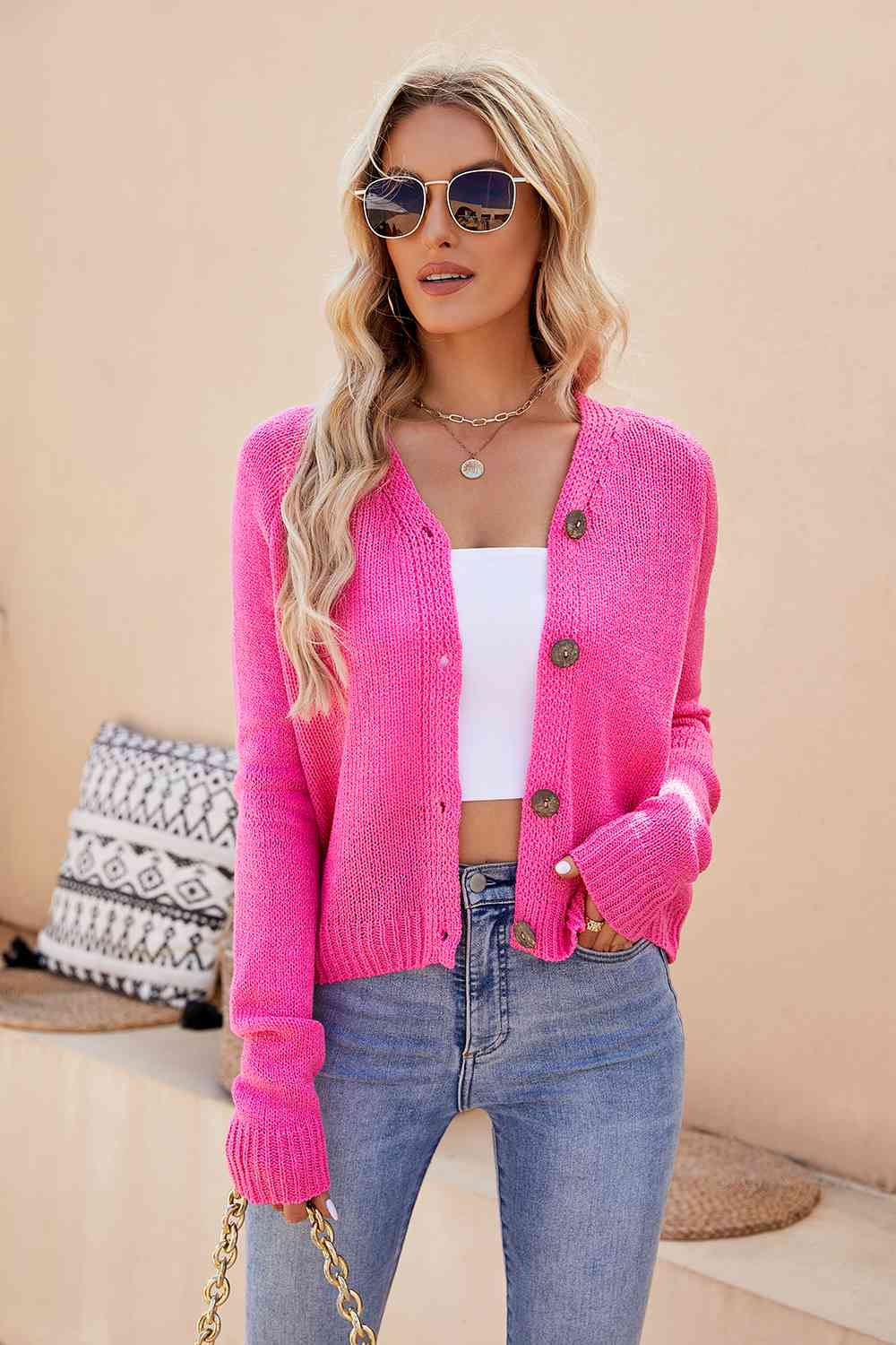 Neon Lights Cardigan - Cheeky Chic Boutique