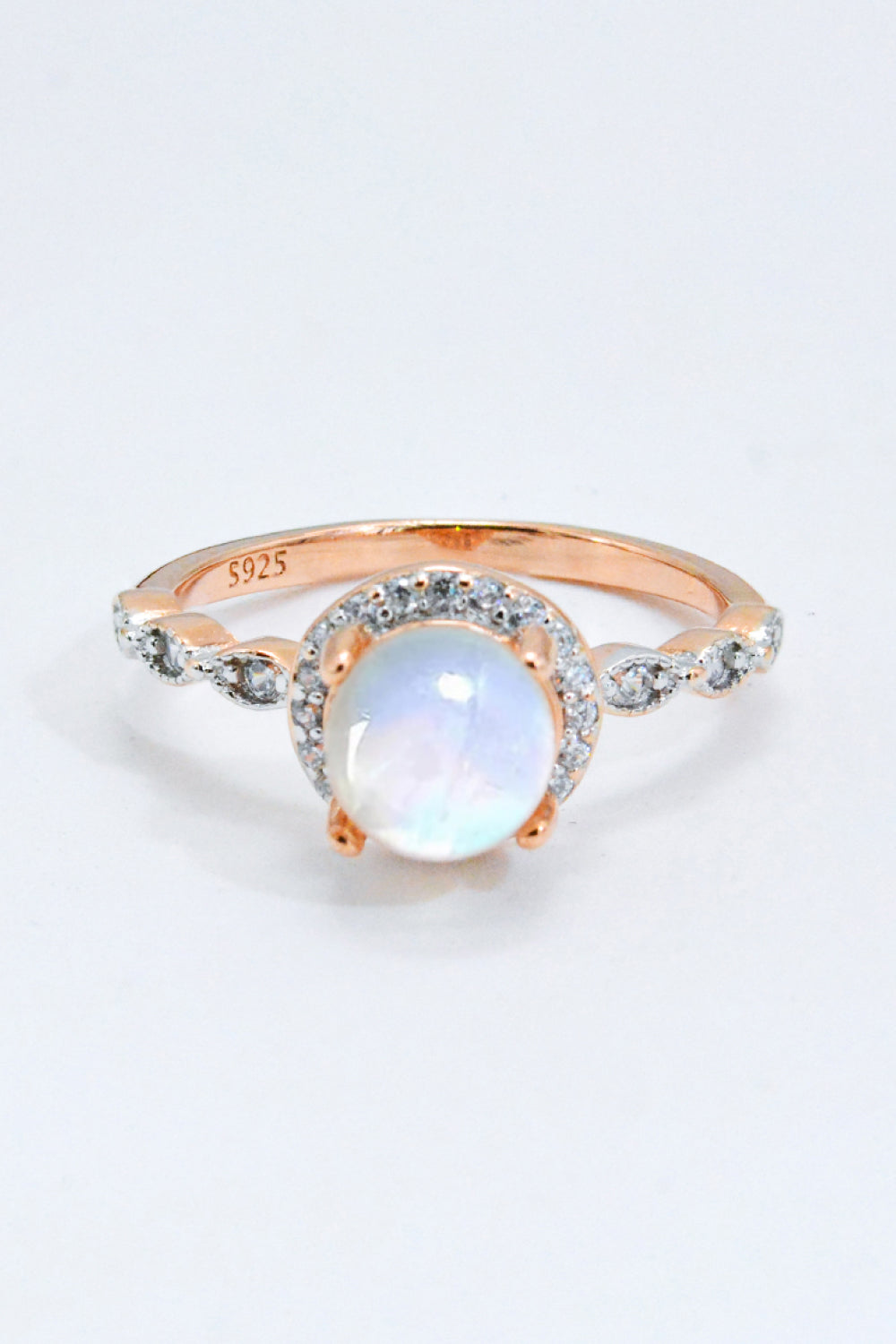 Round Moonstone Ring - Cheeky Chic Boutique