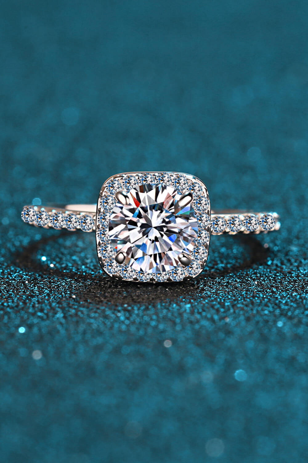 Square Moissanite Ring - Cheeky Chic Boutique