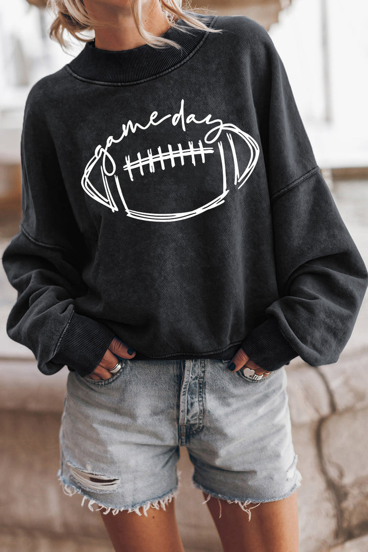 Football Gameday Graphic Sweatshirt - Cheeky Chic Boutique