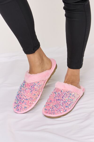 Isn't She Lovely Sequin Slippers - Cheeky Chic Boutique