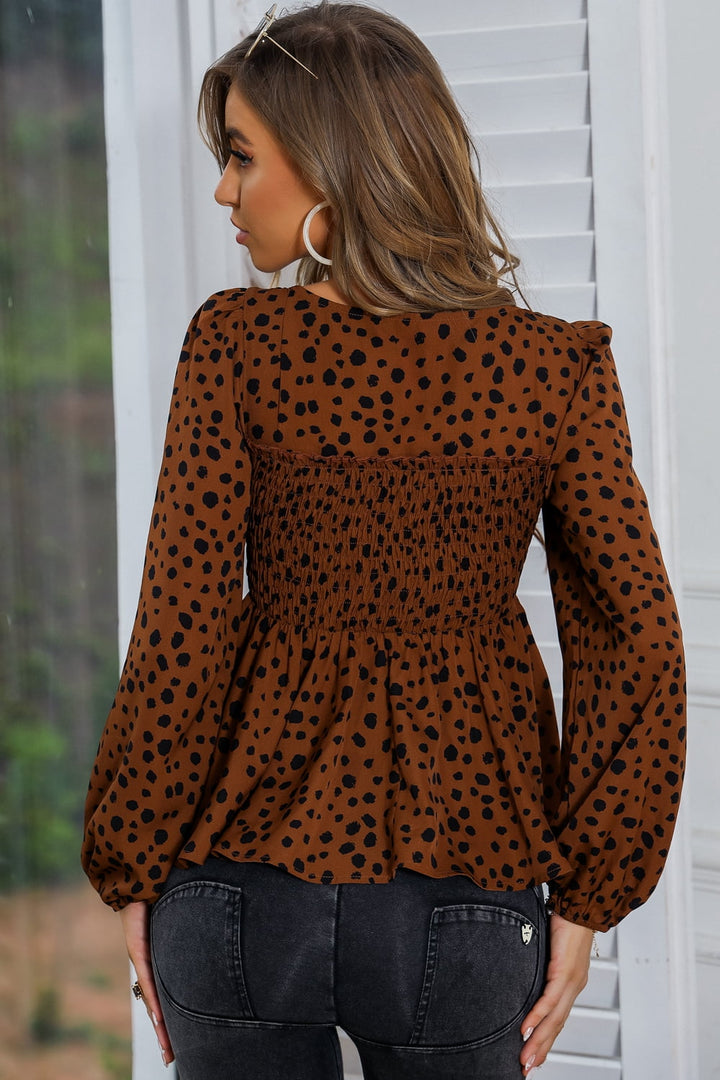 Chestnuts Roasting Blouse - Cheeky Chic Boutique