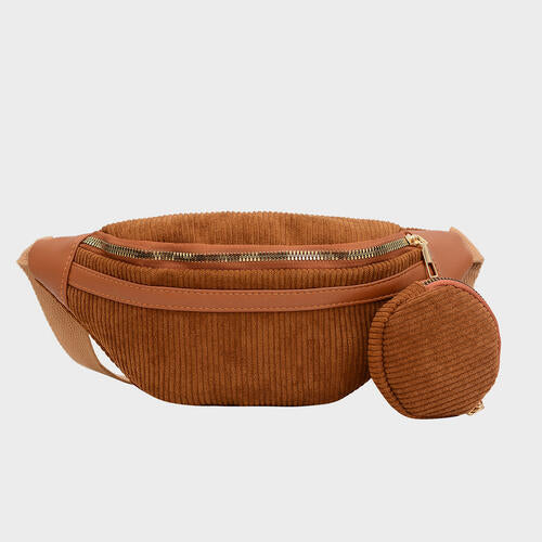 Mom Goals Corduroy Belt Bag - Cheeky Chic Boutique