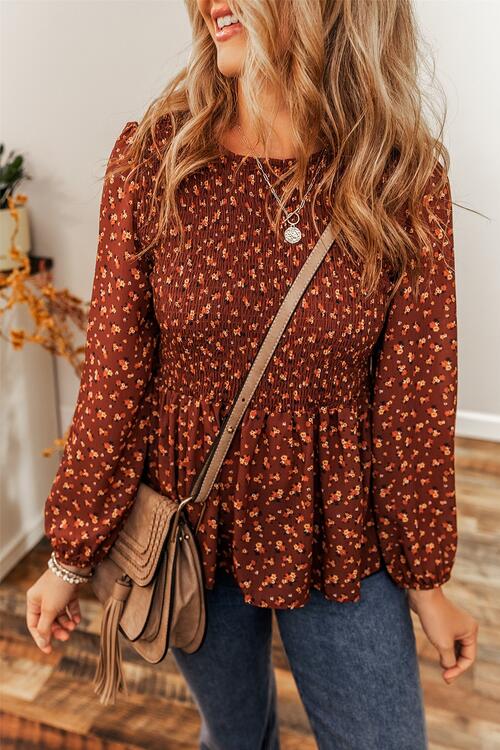 Photogenic Forever Floral Blouse - Cheeky Chic Boutique