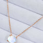 Geometric Moonstone Pendant Necklace - Cheeky Chic Boutique