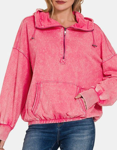 Festive in Fuchsia Hoodie - Cheeky Chic Boutique