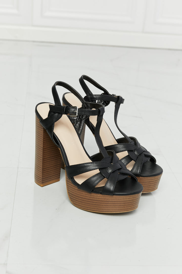 Legend She's Classy Strappy Heels - Cheeky Chic Boutique