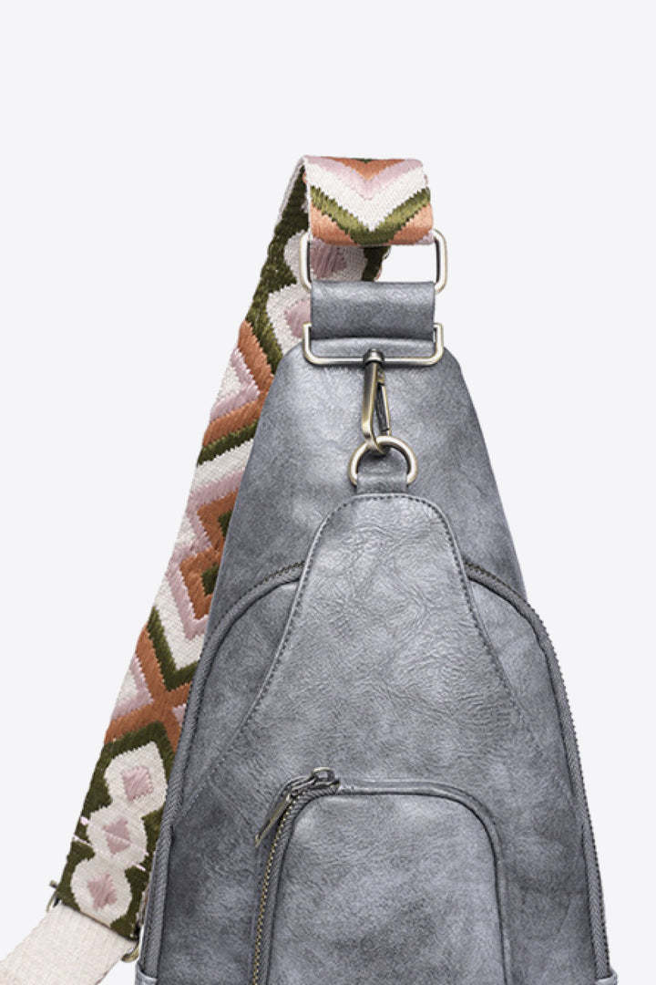 Take A Trip PU Leather Sling Bag - Cheeky Chic Boutique