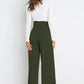 Tie Front Paperbag Wide Leg Pants - Cheeky Chic Boutique
