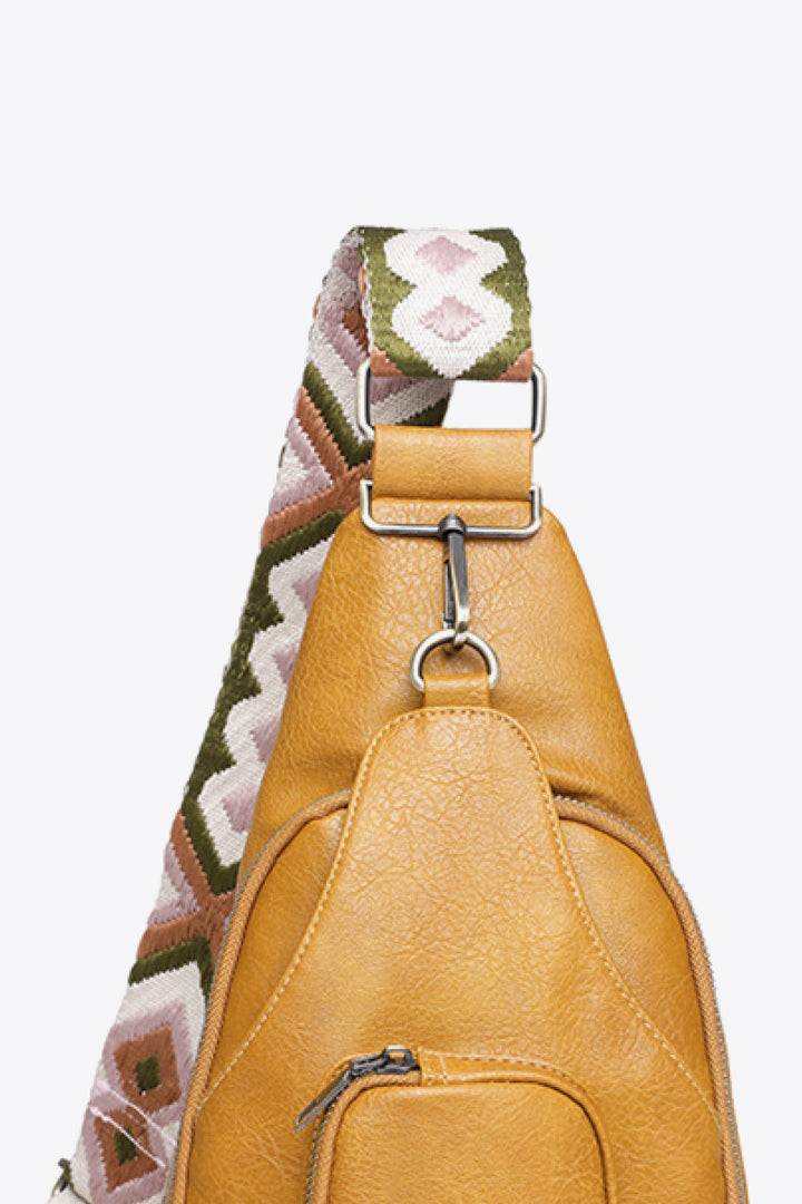 Take A Trip PU Leather Sling Bag - Cheeky Chic Boutique