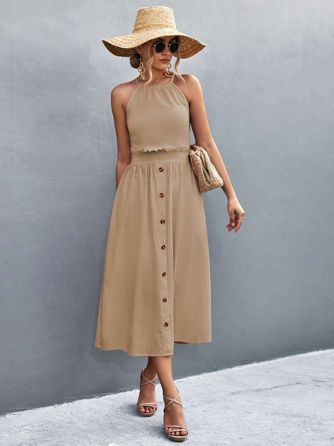 Derby Day Midi Dress - Cheeky Chic Boutique