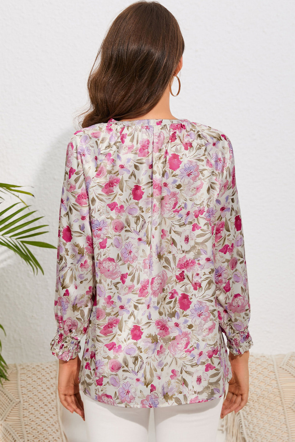 Love U Not Floral Blouse - Cheeky Chic Boutique