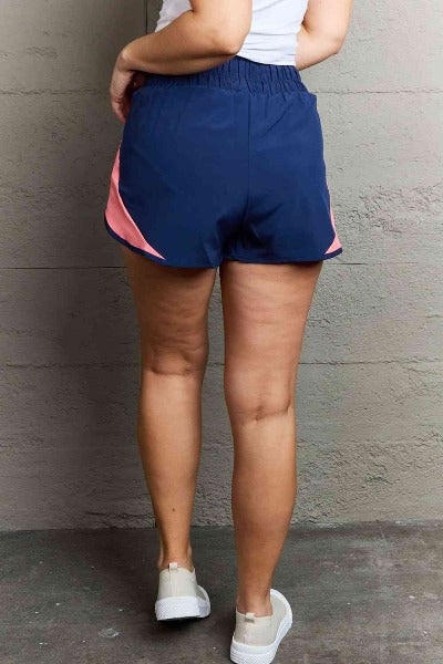 Put In Work Navy Active Shorts - Cheeky Chic Boutique
