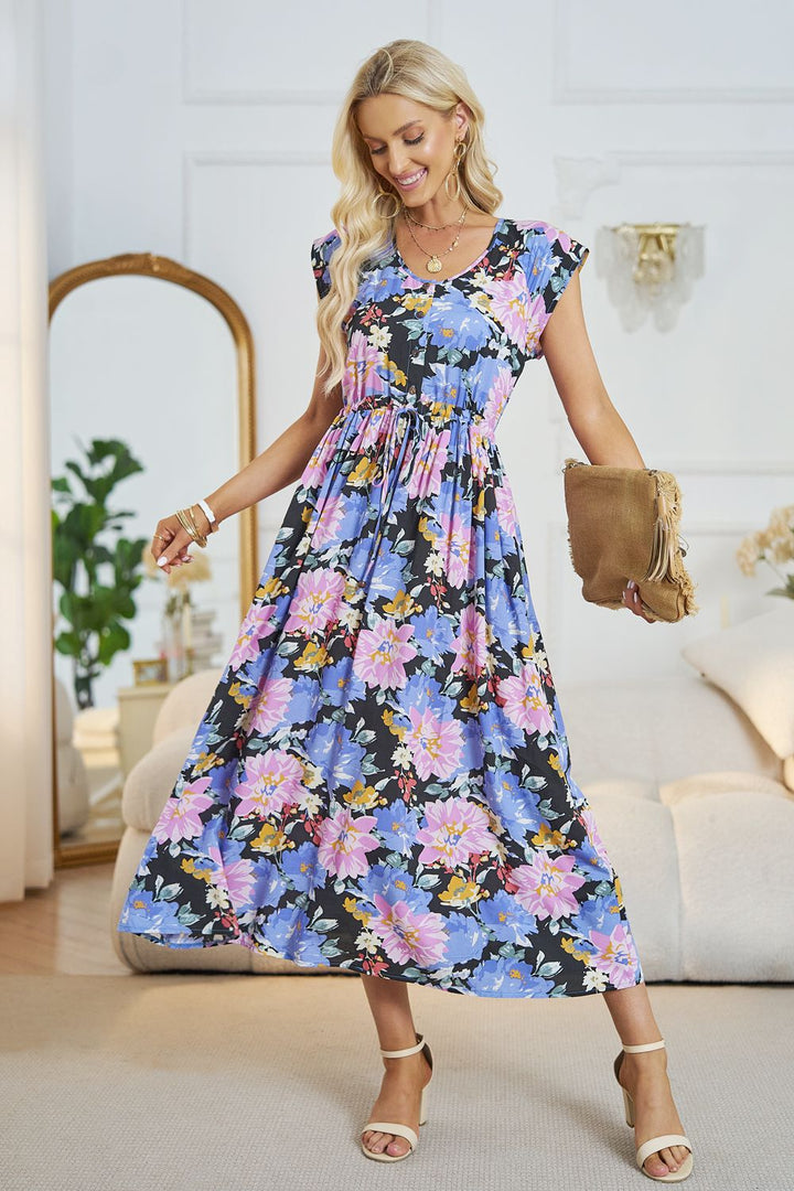 Free for Brunch Floral Midi Dress - Cheeky Chic Boutique