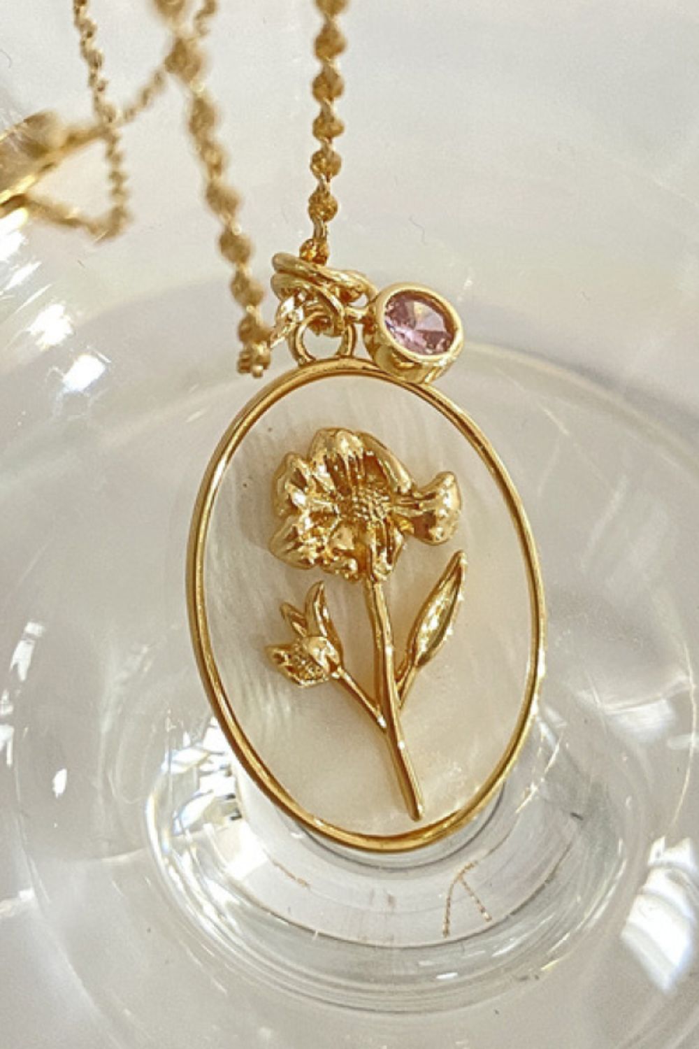 Wildflower Shell Pendant Necklace - Cheeky Chic Boutique