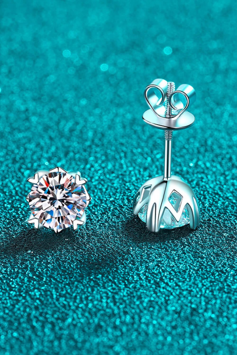 Good Day In My Mind Moissanite Stud Earrings - Cheeky Chic Boutique