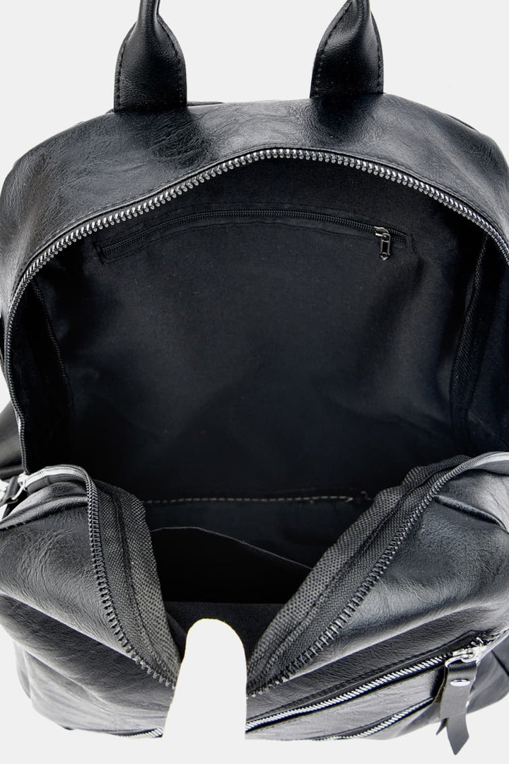 PU Leather Convertible Backpack - Cheeky Chic Boutique