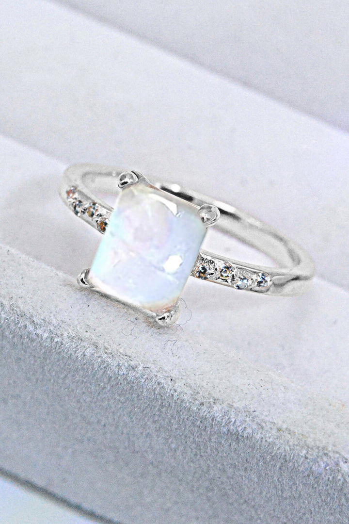 Square Moonstone Ring - Cheeky Chic Boutique