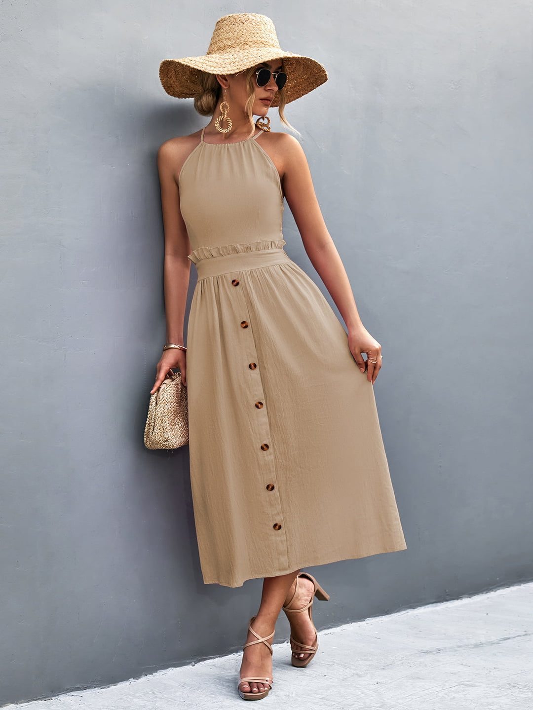 Derby Day Midi Dress - Cheeky Chic Boutique