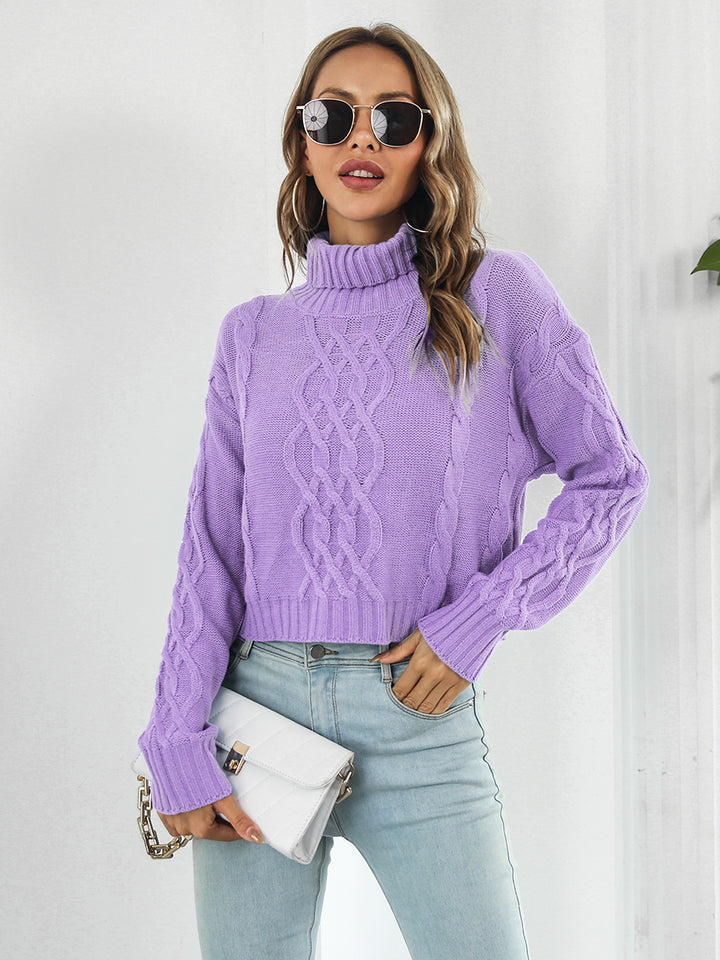 Dear Darling Turtleneck Sweater - Cheeky Chic Boutique