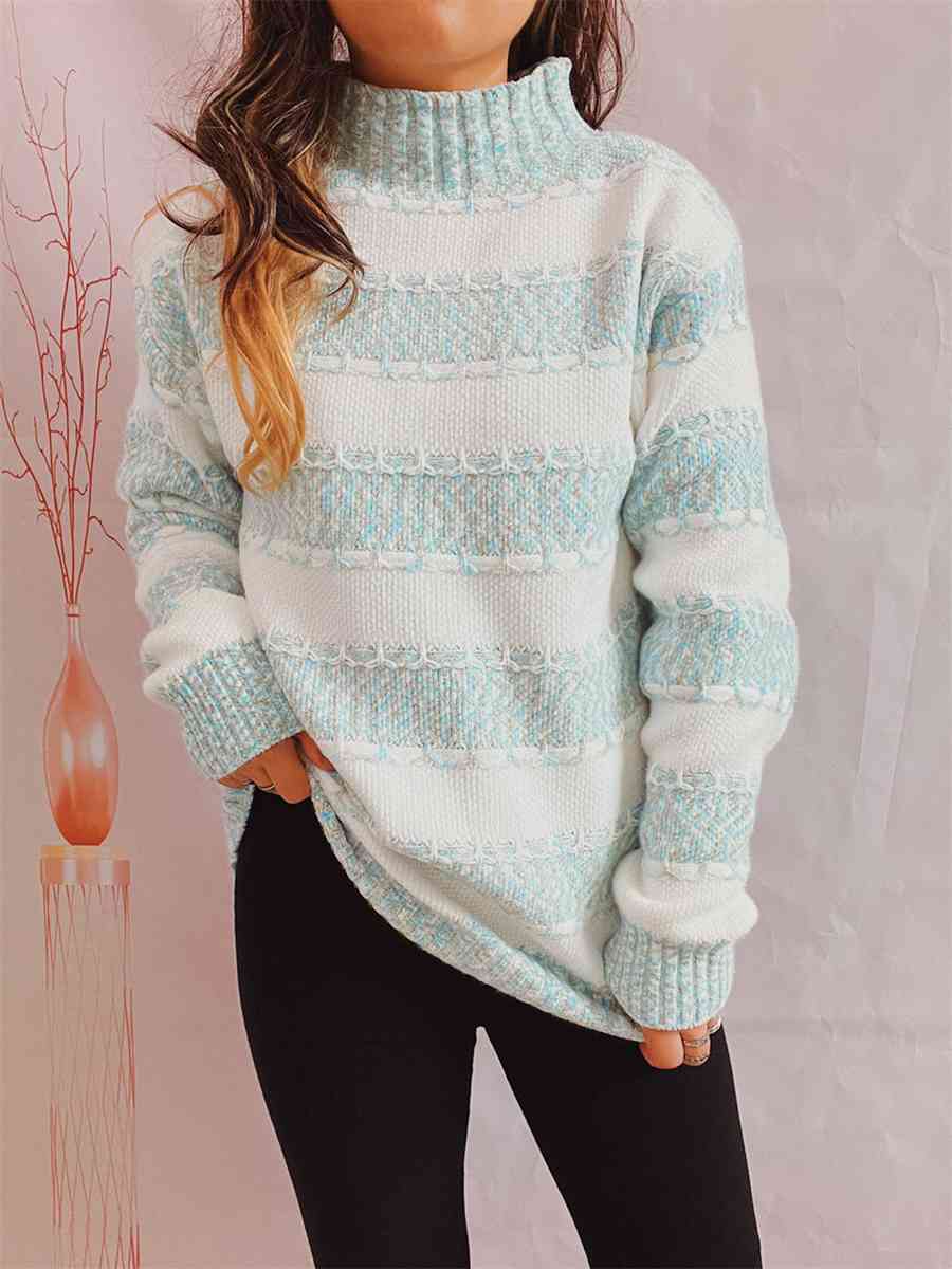 Color Story Striped Sweater - Cheeky Chic Boutique