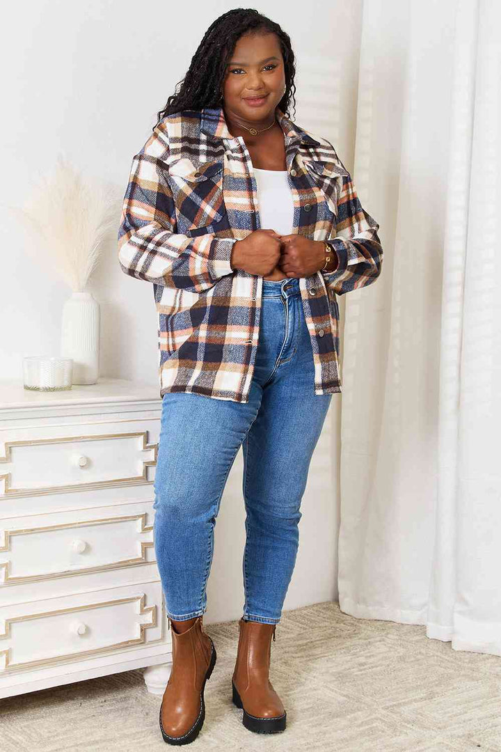 Full Moon Plaid Shacket - Cheeky Chic Boutique