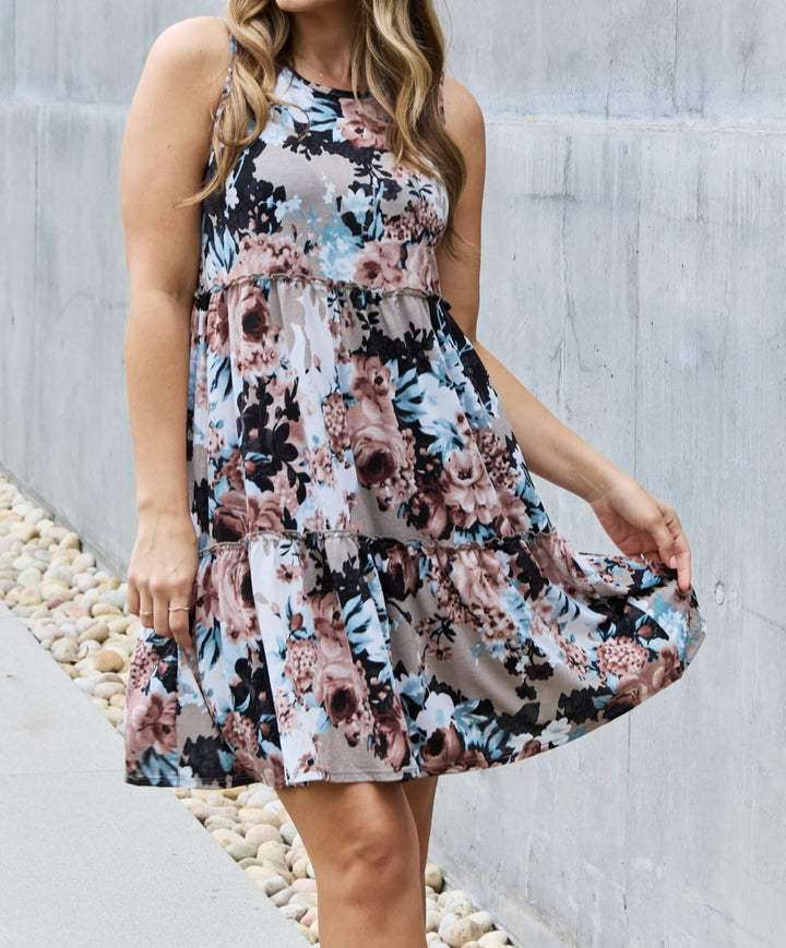 Fell In Love Floral Dress - Cheeky Chic Boutique
