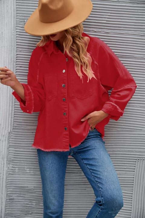 Never Leave Without It Denim Jacket - Cheeky Chic Boutique