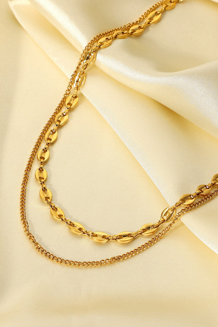 Dreaming Of You Gold-Plated Double-Layered Necklace