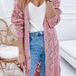 V-Neck Long Sleeve Cardigan - Cheeky Chic Boutique