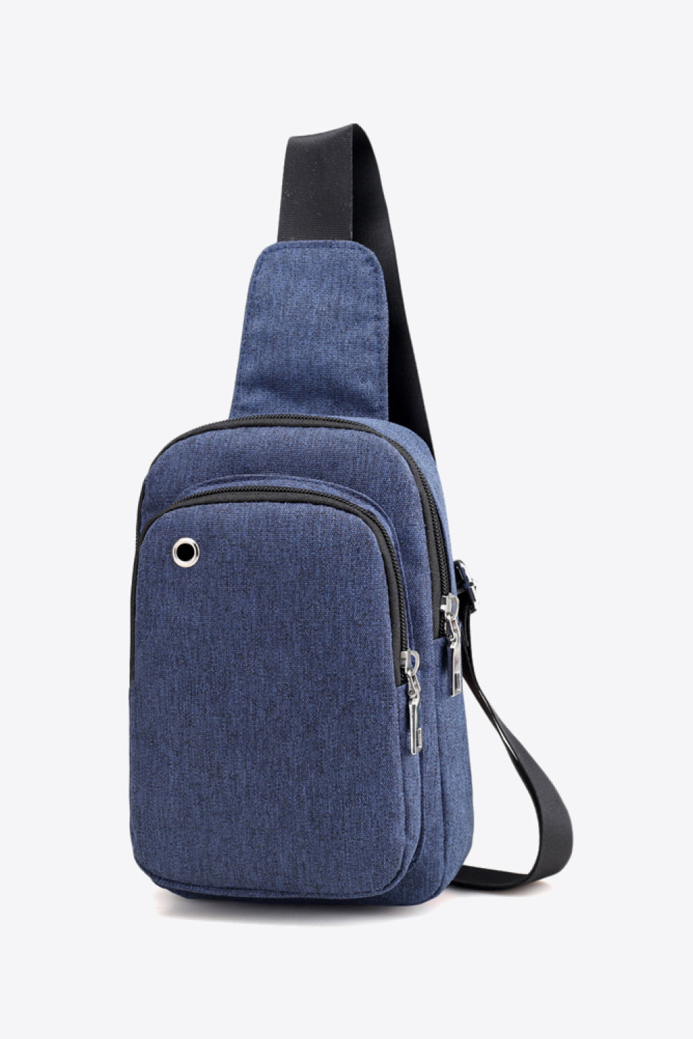 PRE-ORDER Zip Closure Adjustable Strap Oxford Sling Bag - Cheeky Chic Boutique