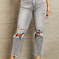 Megan Cropped Straight Jeans - Cheeky Chic Boutique