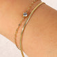 Icing on the Cake Rhinestone Double-Layered Bracelet - Cheeky Chic Boutique