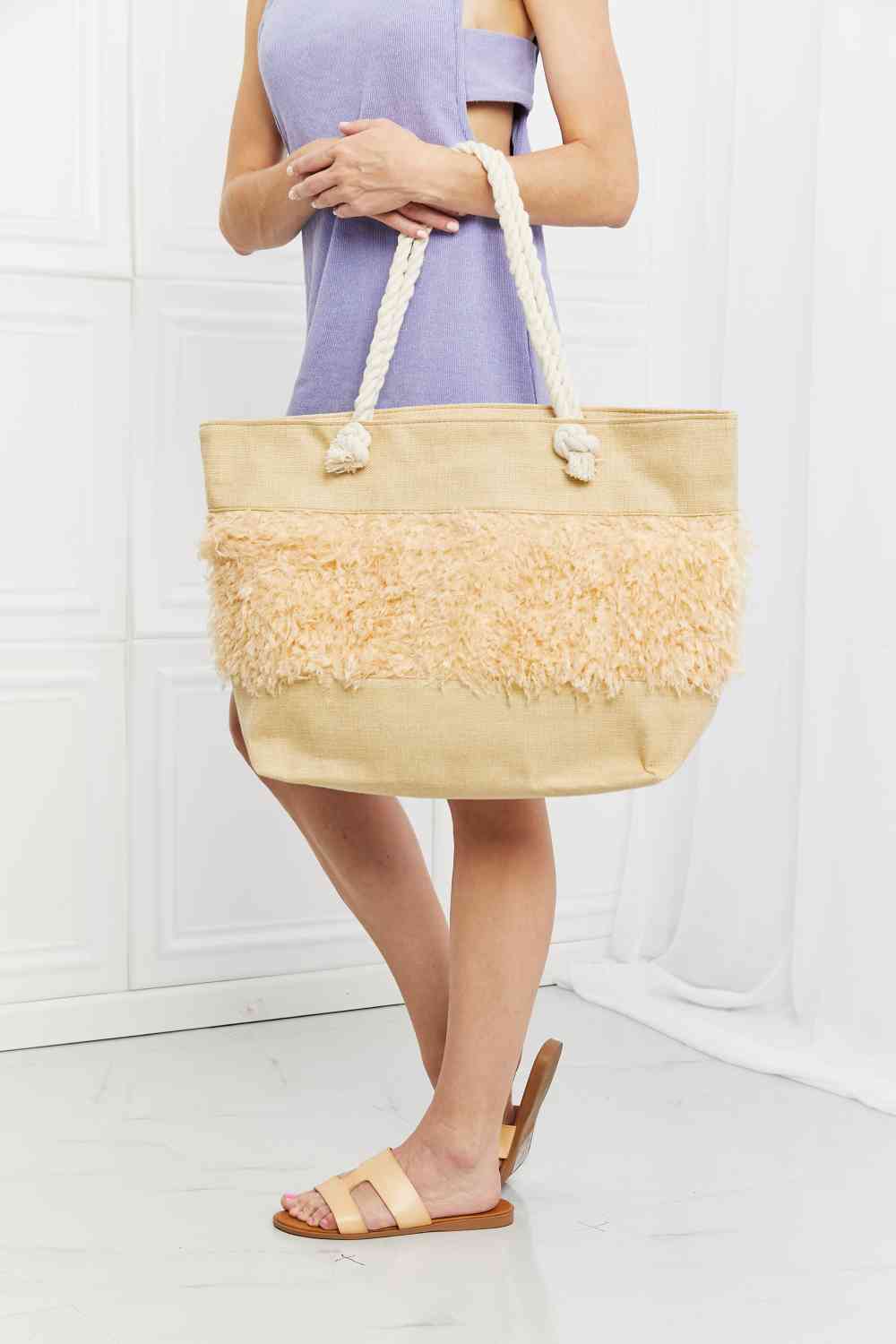 Justin Taylor Road Trip Fur Tote Bag - Cheeky Chic Boutique