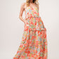 Creamsicle Floral Maxi - Cheeky Chic Boutique